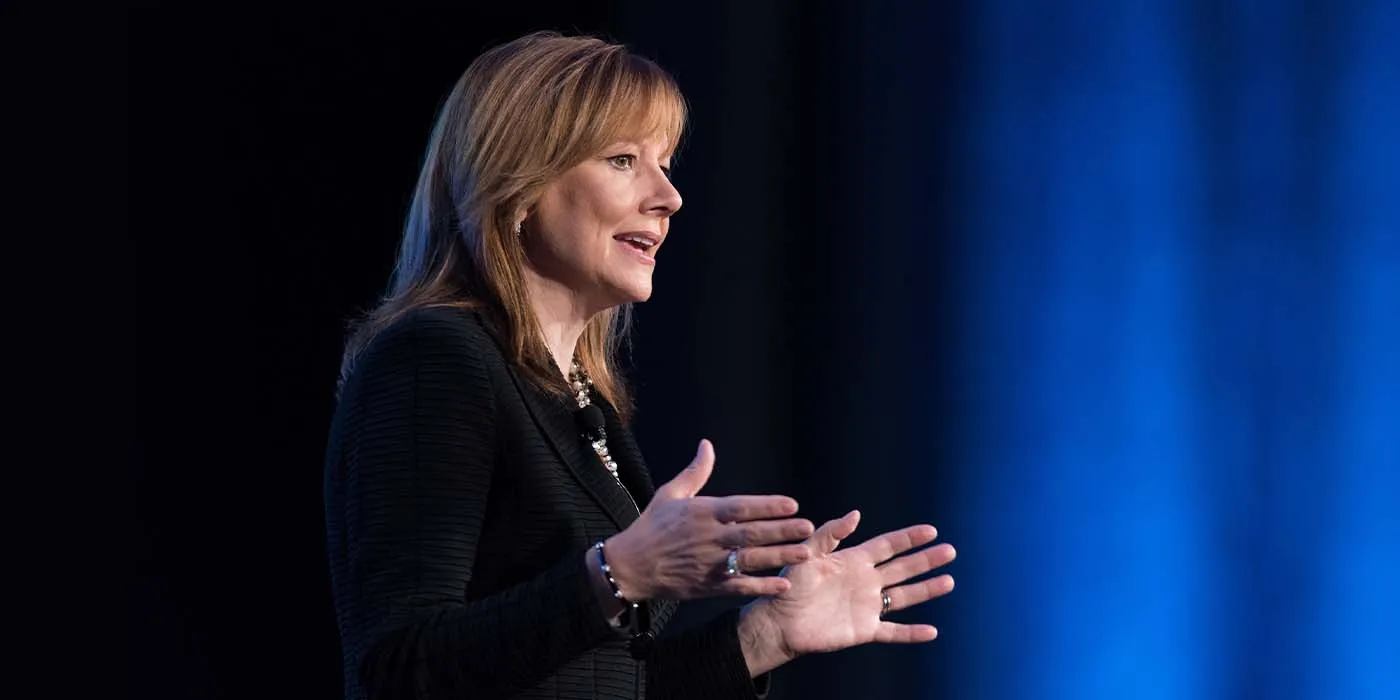 GM Tesla Mary Barra Photo